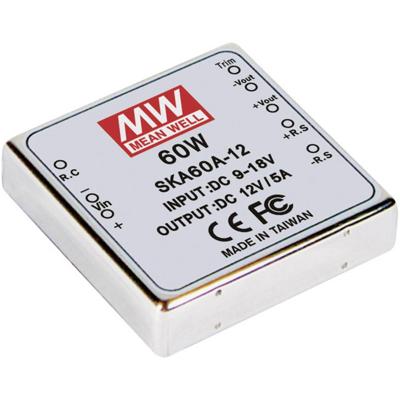 MW Mean Well SKA60C-05 DC/DC-converter 60 W Aantal uitgangen: 1 x Inhoud 1 stuk(s)