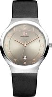 Horlogeband Danish Design IQ14Q1072 Leder Zwart 20mm - thumbnail