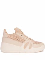 Giuseppe Zanotti baskets Talon à empiècements - Rose