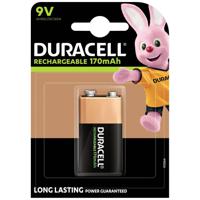 Duracell Oplaadbare 9V batterij (blok) NiMH 8.4 V 170 mAh 1 stuk(s) - thumbnail