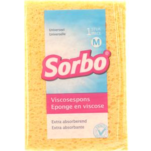 Schoonmaak spons - 14 cm - Viscose - sponzen - schoonmaakspons