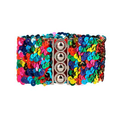 Riem Pailletten regenboog