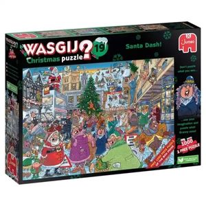 Wasgij Christmas 19 - Santa Dash! Puzzel 2x 1000 stukjes