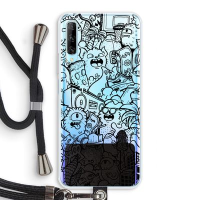 Vexx Black City : Huawei P Smart Pro Transparant Hoesje met koord