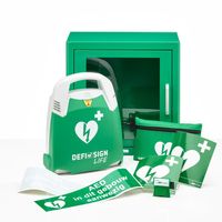 DefiSign Life AED + binnenkast-Groen-Halfautomaat-NL/ENG/DE