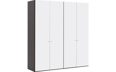 Goossens Kledingkast Easy Storage Ddk, Kledingkast 203 cm breed, 220 cm hoog, 4x draaideur