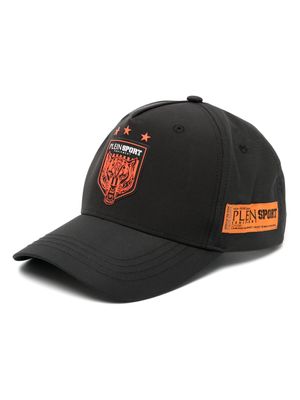 Plein Sport casquette à patchs logo - Noir