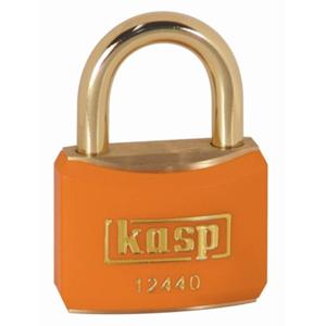 Kasp K12440ORAD Hangslot 40 mm Verschillend sluitend Goud-geel Sleutelslot