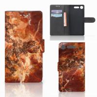 Sony Xperia XZ1 | Bookcase | Marmer Bruin