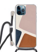 Geo #2: iPhone 12 Pro Transparant Hoesje met koord