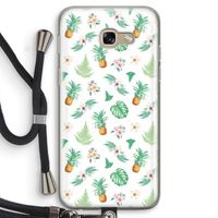 Ananas bladeren: Samsung Galaxy A5 (2017) Transparant Hoesje met koord