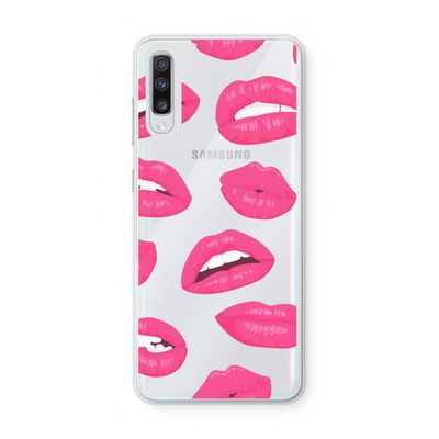 Bite my lip: Samsung Galaxy A70 Transparant Hoesje