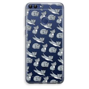 Poezen: Huawei P Smart (2018) Transparant Hoesje