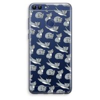 Poezen: Huawei P Smart (2018) Transparant Hoesje