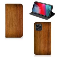 Apple iPhone 11 Pro Book | Wallet Case | Donker Hout