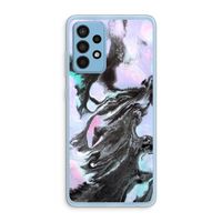 Pastel zwart: Samsung Galaxy A52 Transparant Hoesje