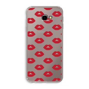 Lips: Samsung Galaxy J4 Plus Transparant Hoesje