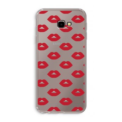 Lips: Samsung Galaxy J4 Plus Transparant Hoesje