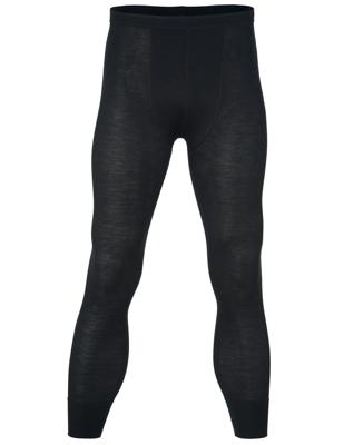 Heren Long John Zijde Wol Engel Natur Kleur Zwart Maat 54/56 - Extra Large
