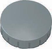 MAUL magneet Solid, 24 mm, trekkracht 600 gr, doos van 10 stuks, grijs