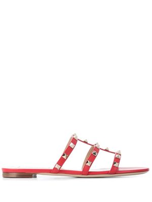 Valentino Garavani sandales Rockstud - Rouge