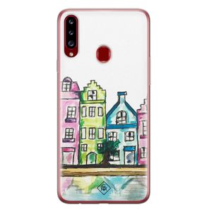 Samsung Galaxy A20s siliconen telefoonhoesje - Amsterdam