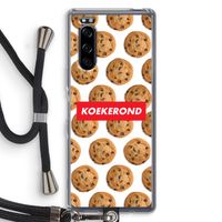 Koekerond: Sony Xperia 5 Transparant Hoesje met koord