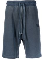 Woolrich short de sport à logo brodé - Bleu - thumbnail