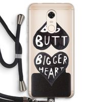 Big butt bigger heart: Xiaomi Redmi 5 Transparant Hoesje met koord
