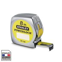 Meetlint - STANLEY - Powerlock Classic ABS - 8 m - Mylar-coating - Haak met 3 klinknagels