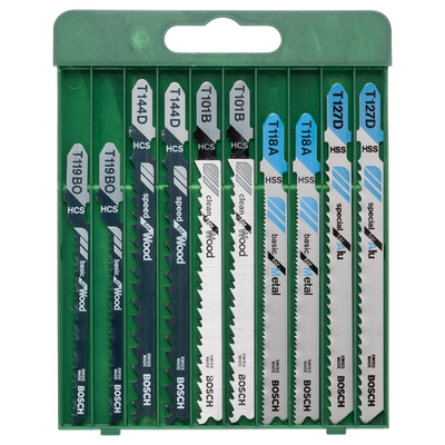 Bosch Accessoires 10-delige decoupeerzaagbladenset T-schacht - 2609256746