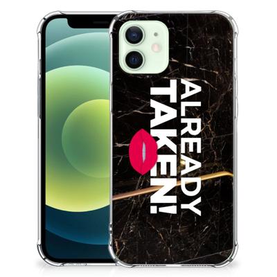 iPhone 12 Mini Telefoonhoesje met tekst Already Taken Black iPhone 12 Mini Telefoonhoesje met tekst Already Taken Black