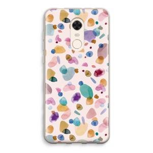 Terrazzo Memphis Pink: Xiaomi Redmi 5 Transparant Hoesje