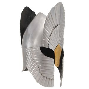 VidaXL Ridderhelm middeleeuws replica larp staal zilverkleurig