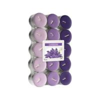 Lavendel Geurkaarsen - 30x Waxinelichtjes - D4 cm - 4 Uur Brandtijd -Geparfumeerde Kaarsen