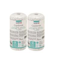 2x rollen keratex gipsverband - 2 meter x 10 cm - rollen - wit- huidvriendelijk