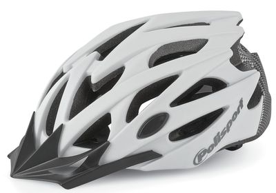 Polisport twig fietshelm l 58-61cm wit/mat carbon