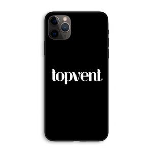 Topvent Zwart: iPhone 11 Pro Max Biologisch afbreekbaar hoesje