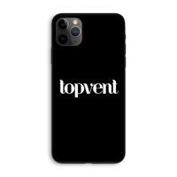 Topvent Zwart: iPhone 11 Pro Max Biologisch afbreekbaar hoesje