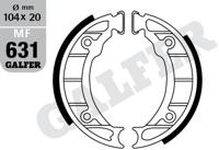 GALFER remsegmenten "mf631" brake shoe standard mf 631
