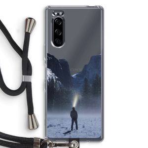 Wanderlust: Sony Xperia 5 Transparant Hoesje met koord