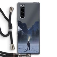 Wanderlust: Sony Xperia 5 Transparant Hoesje met koord