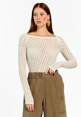 Aaiko Gemma Co 132 T-shirt Korte Mouw 114300 Les Blancs