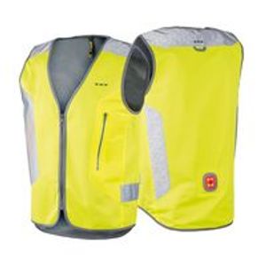Wowow Reflectievest tegra maat xl geel (met achterlicht)
