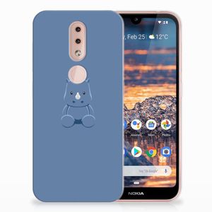 Nokia 4.2 Telefoonhoesje met Naam Baby Rhino