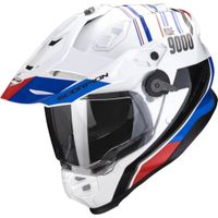 SCORPION ADF-9000 Air Desert, Dual sport helm, Wit-Blauw-Rood