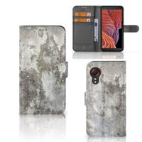 Samsung Galaxy Xcover 5 | Bookcase | Beton Print Samsung Galaxy Xcover 5 | Bookcase | Beton Print
