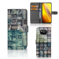 Wallet Case met Pasjes Xiaomi Poco X3 | Poco X3 Pro Spijkerbroeken - thumbnail