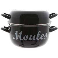 Cosy & Trendy Mosselpan 'Moules' - 4 kg - Ø 24 cm - Klassieke vuren
