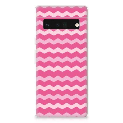 Google Pixel 6 Pro | TPU bumper | Waves Pink